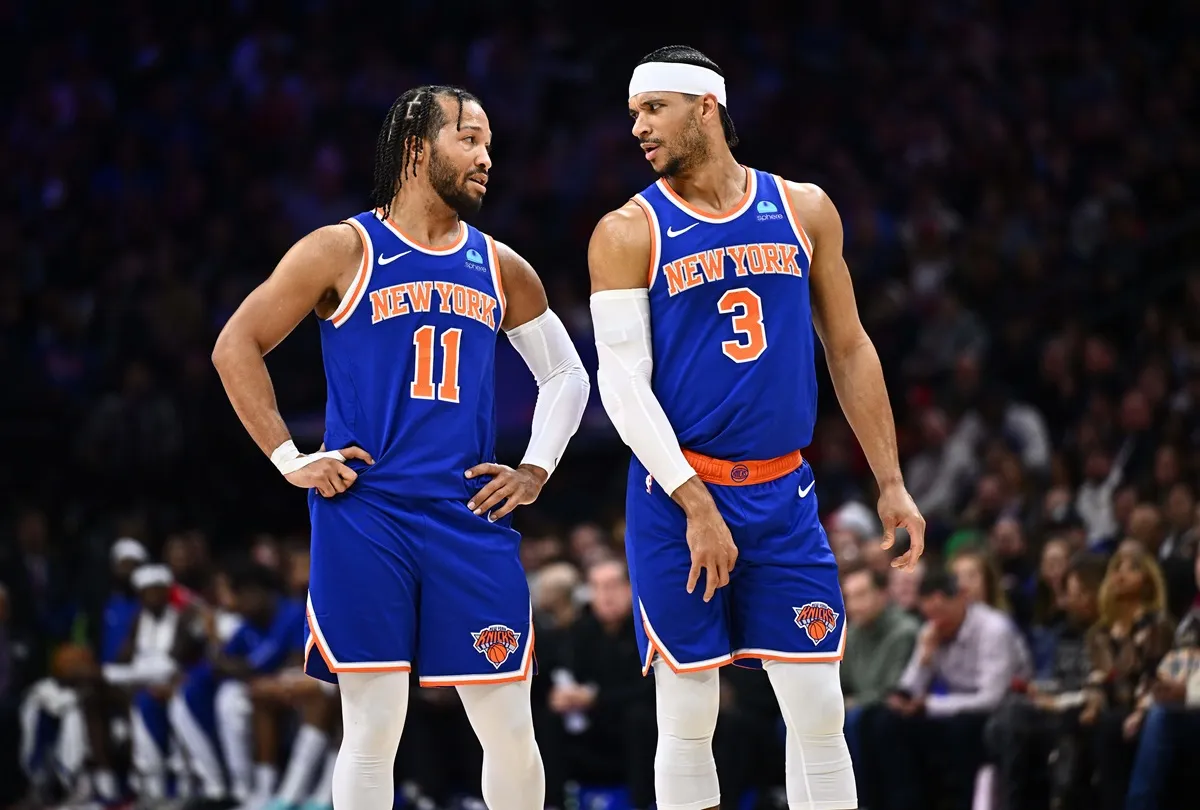 Jalen Brunson et Josh Hart Knicks