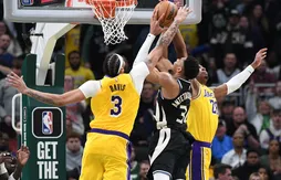 Sans LeBron James, les Lakers renversent les Bucks en double prolongation !