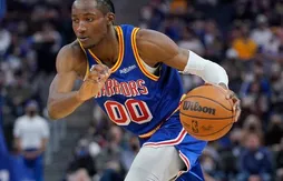 Titulaire, Jonathan Kuminga impressionne Klay Thompson et Andrew Wiggins