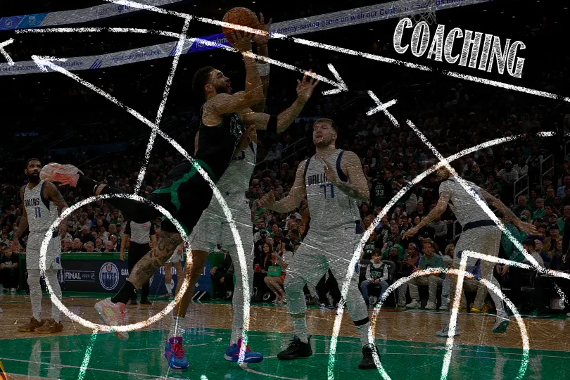 Les Celtics face aux Mavericks