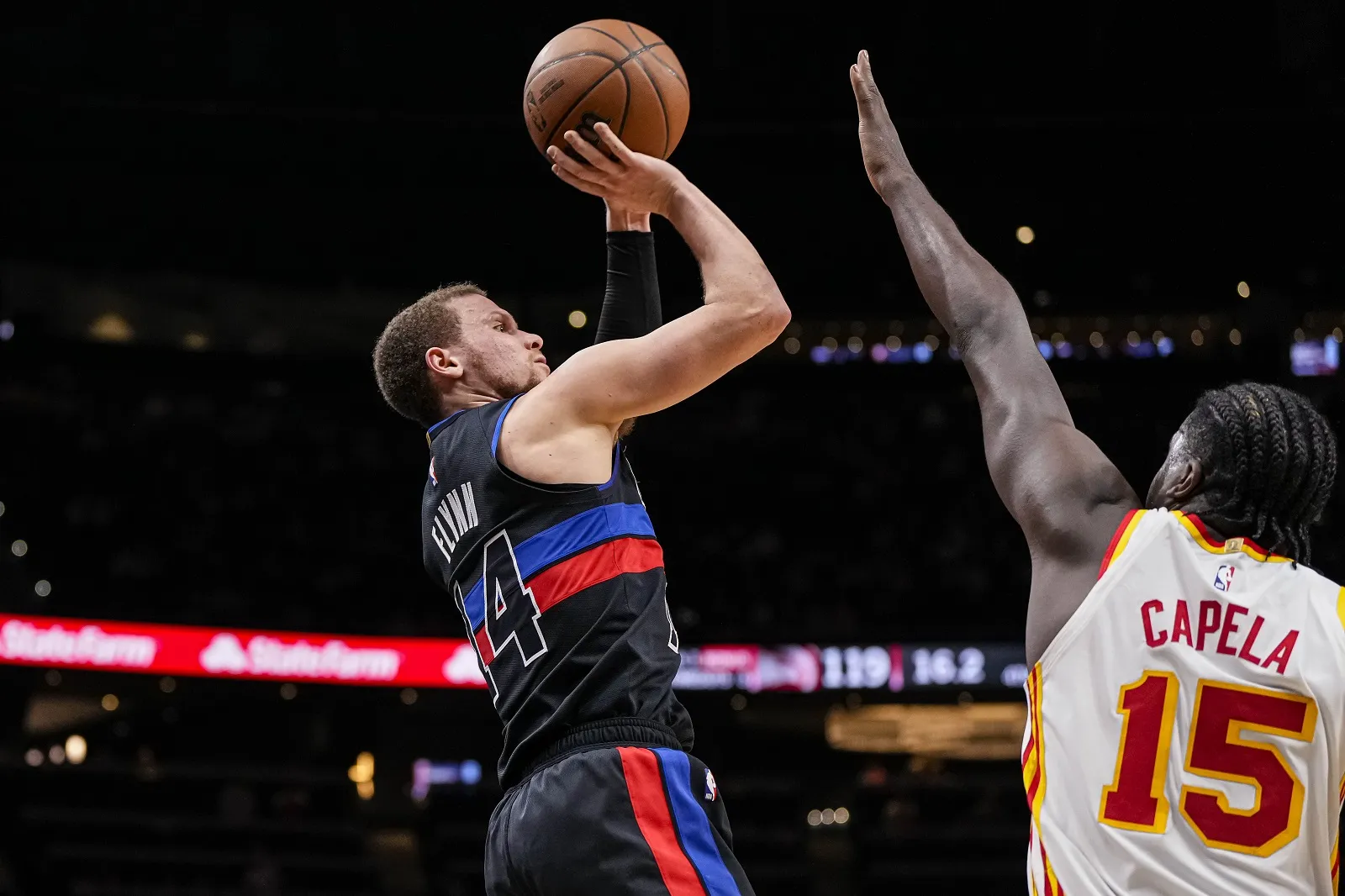 Malachi Flynn (Pistons) le soir de ses 50 points chez les Hawks