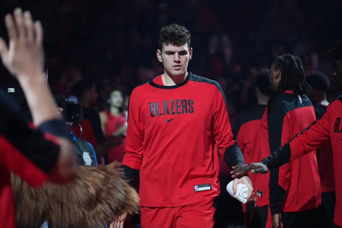 Donovan Clingan avec les Blazers