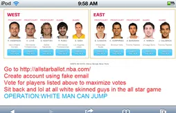 Le forum 4chan va-t-il réussir à envoyer dix joueurs blancs au All-Star Game ?
