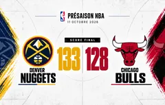 Nikola Jokic déjà en triple-double face aux Bulls