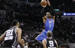 Russell Westbrook beaucoup trop fort pour les Spurs