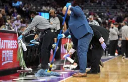 Le match Kings – Jazz longuement interrompu après qu’un spectateur a vomi sur le terrain