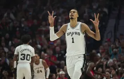 Dans le dur à la pause, Victor Wembanyama et les Spurs renversent tout à Portland !