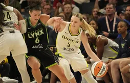 Premier double-double pour Paige Bueckers, mais troisième défaite de suite pour les Wings