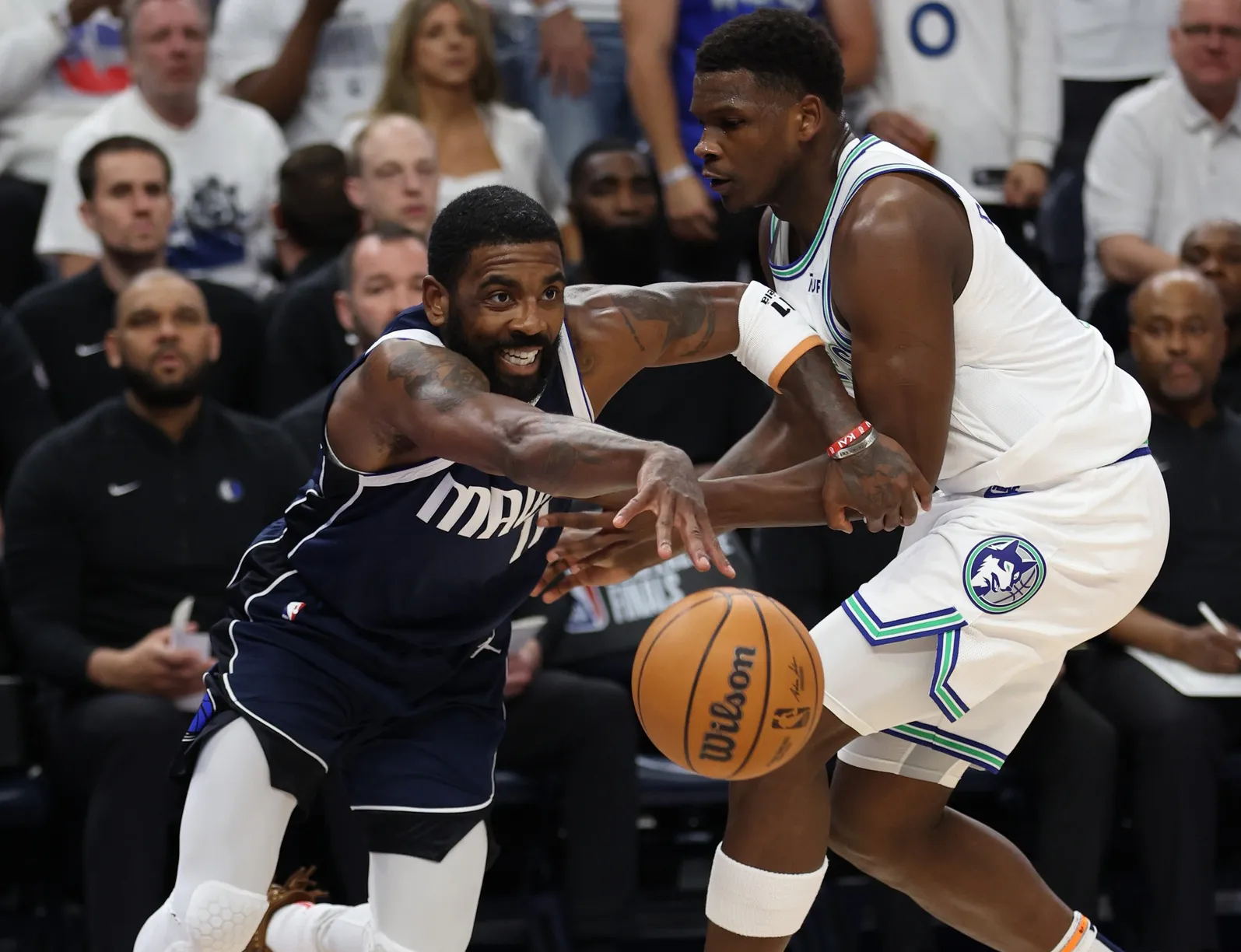 Kyrie Irving Anthony Edwards