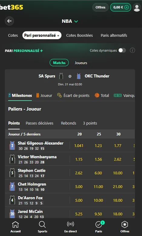 bet365 nba