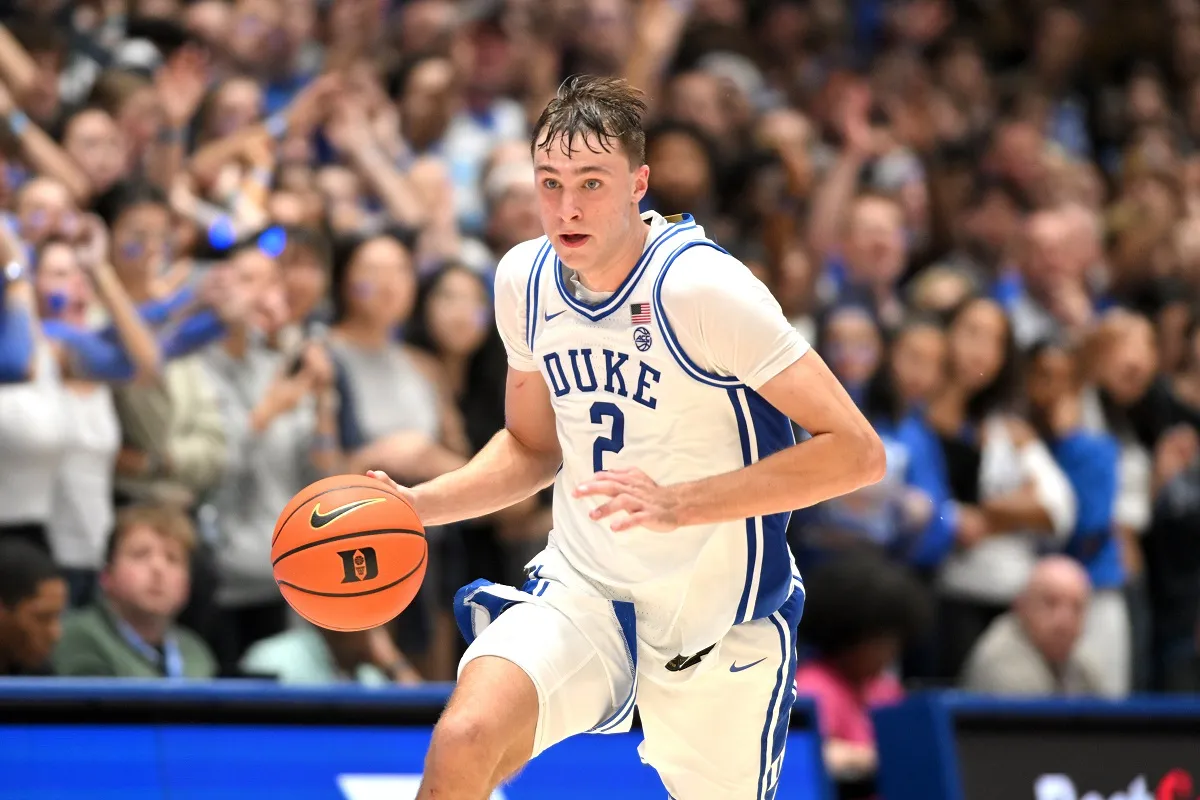 Cooper Flagg lors de son premier match avec Duke