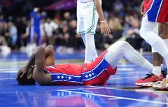 Joel Embiid continue de prendre son mal en patience