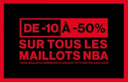 Soldes | De -10 à -50% sur les maillots NBA