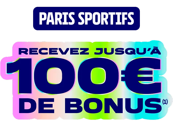Téléchargez l'application Parions Sport Paris Sportifs et recevez jusqu'à 100€ de bonus