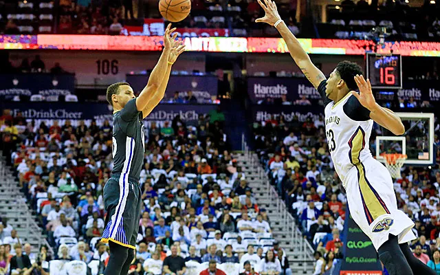 Le MVP de la nuit : Stephen Curry (53 pts, 9 pds) s'amuse...