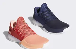 Adidas : bleu sombre et corail pour la Harden Vol.1