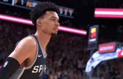 Victor Wembanyama (91) décroche la 18e meilleure note de NBA 2K25