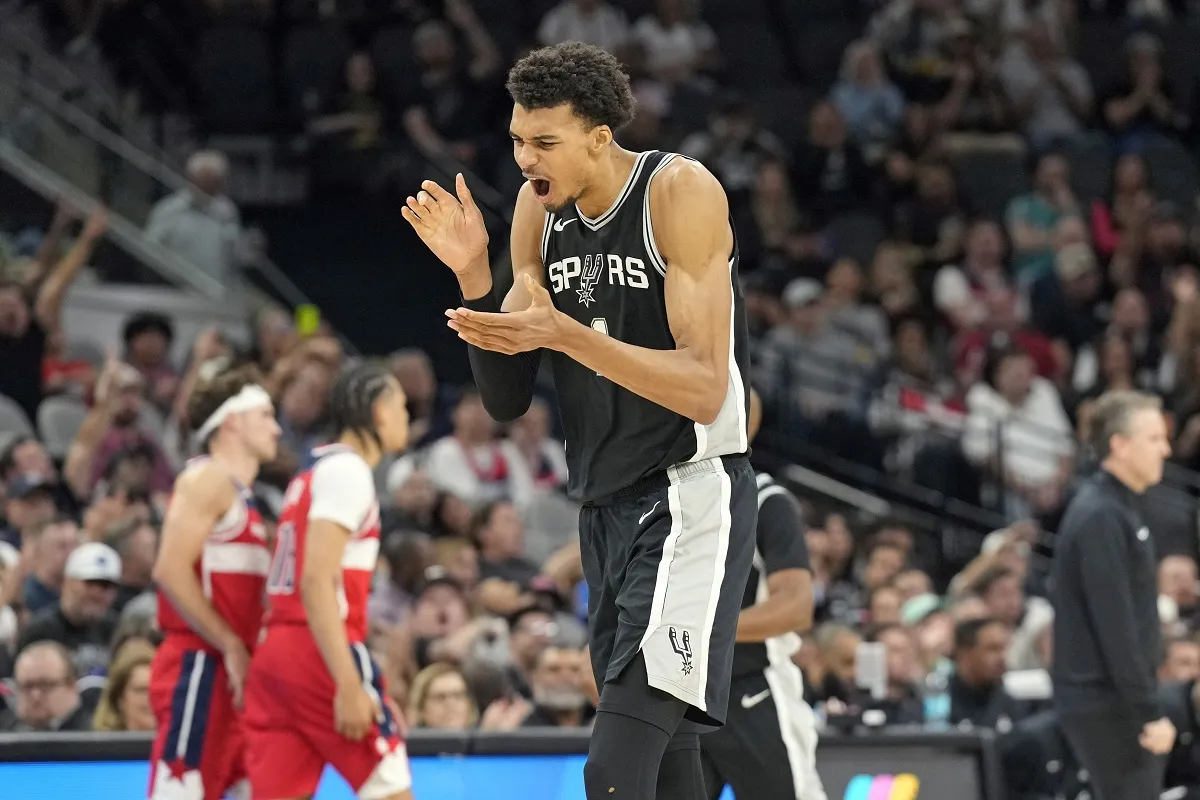 Victor Wembanyama (Spurs) contre les Wizards