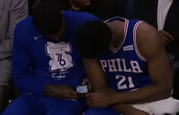 [Replay] Quand Amir Johnson regarde ses SMS sur le banc des Sixers