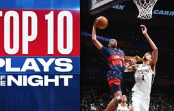 Le Top 10 de la nuit | Bilal Coulibaly monte sur Victor Wembanyama !