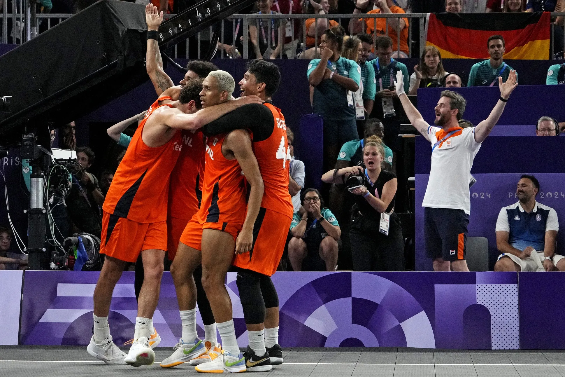 Les Pays-Bas en 3x3 face à la France