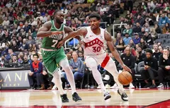 Ochai Agbaji décomplexé avec les Raptors