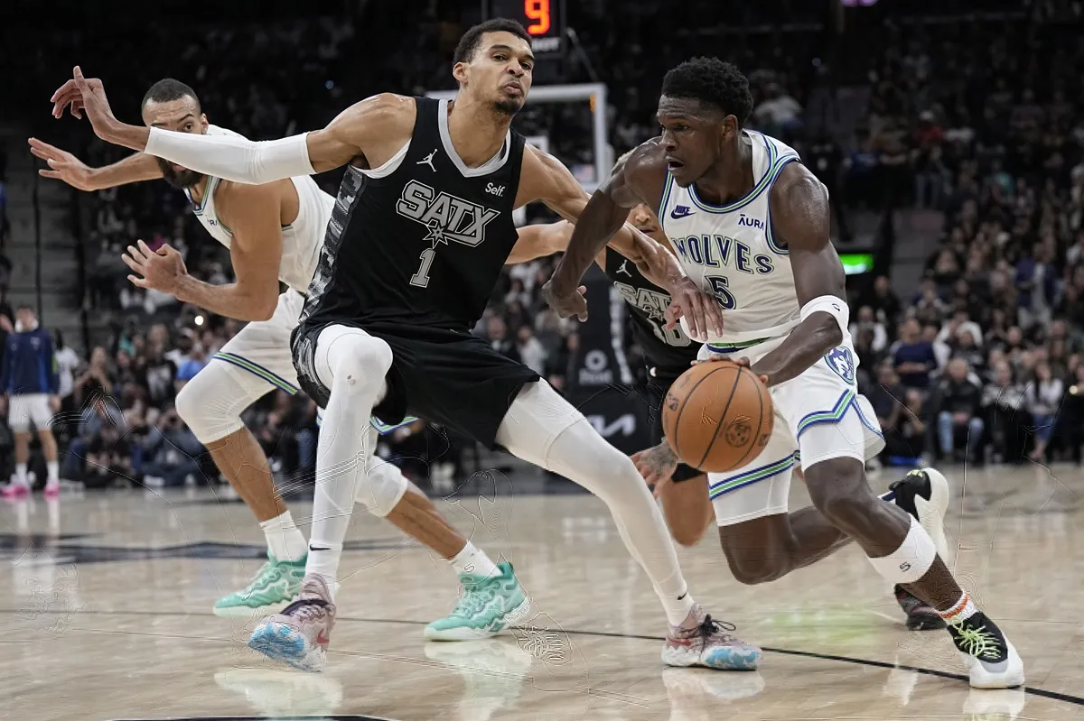 Anthony Edwards et Victor Wembanyama Skills Challenge