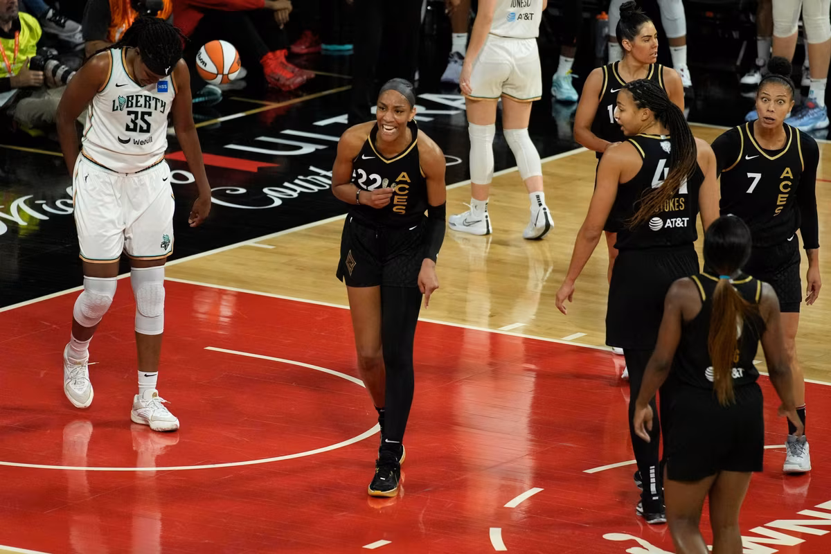 Les Las Vegas remportent le Game 1 des Finals WNBA