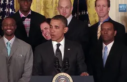 Les Mavs reçus par Barack Obama à la Maison Blanche
