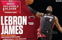 LeBron James MVP 2013 : le détail des votes