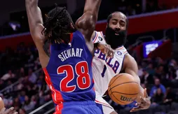 Toujours sans Joel Embiid, James Harden et les Sixers maîtrisent tranquillement les Pistons