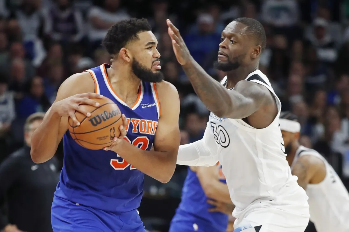 Karl-Anthony Towns et Julius Randle