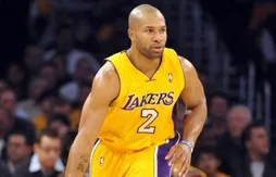 Derek Fisher n’oublie pas son gros tir lors du Game 7 des Finals 2010