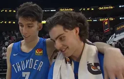 Summer League | Chet Holmgren en met plein la vue face au Jazz