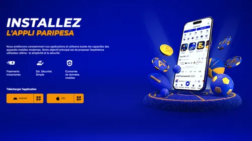 Téléchargez l'APK Paripesa sur votre appareil Android