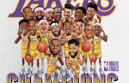 Les produits dérivés des Lakers s’arrachent après le titre