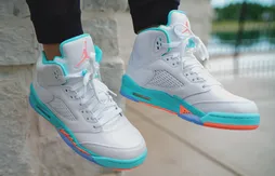 Sortie le week-end prochain de la Air Jordan 5 GS Light Aqua