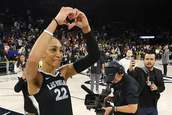 A'ja Wilson avec les Las Vegas Aces