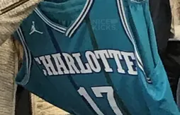 Une photo volée du maillot “Jordan Brand” des Hornets