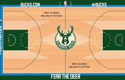Les Bucks dévoilent leur nouveau parquet