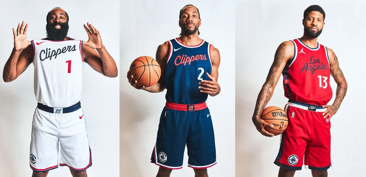 Les maillots des Clippers