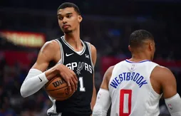 Victor Wembanyama muselé, les Spurs coulent chez les Clippers