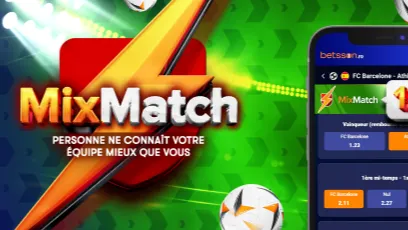 Fonctionnalité MixMatch Betsson