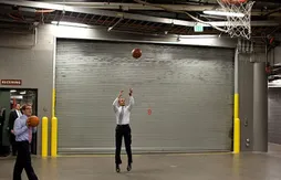 Barack Obama s’entraîne…