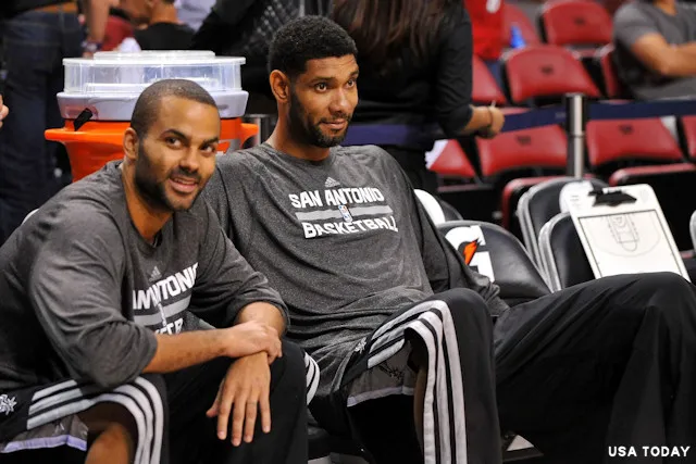 Tony Parker et Tim Duncan