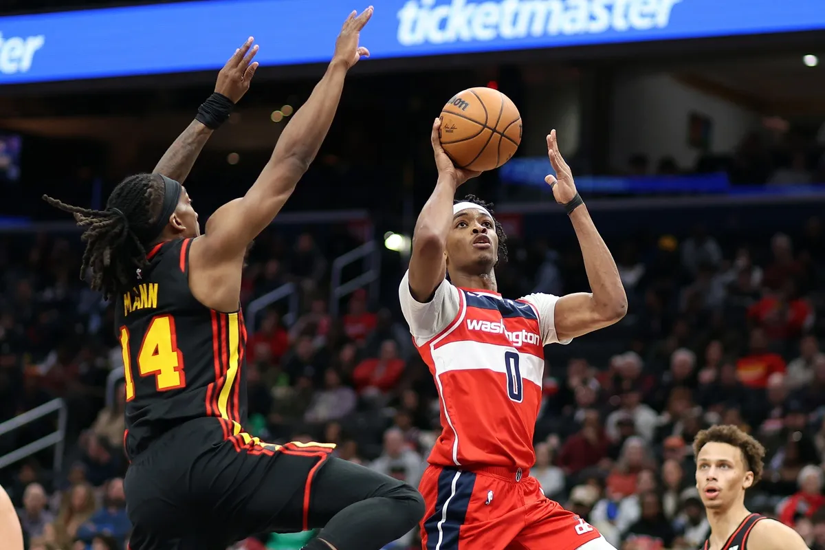 Bilal Coulibaly (Washington Wizards) contre les Atlanta Hawks