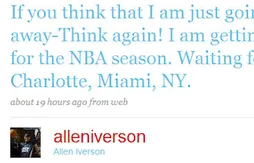 Allen Iverson annonce les équipes dont il attend un coup de fil