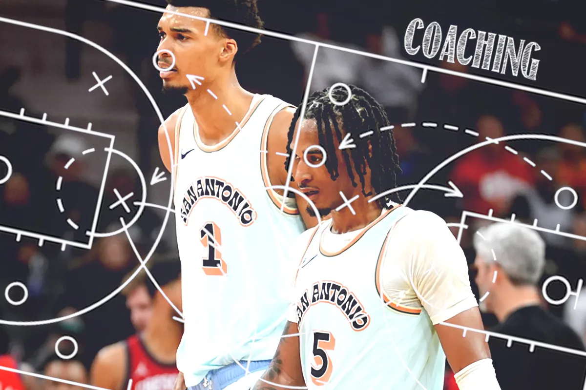 Victor Wembanyama et Stephon Castle