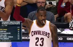 LeBron James devient le plus jeune joueur à atteindre les 25 000 points