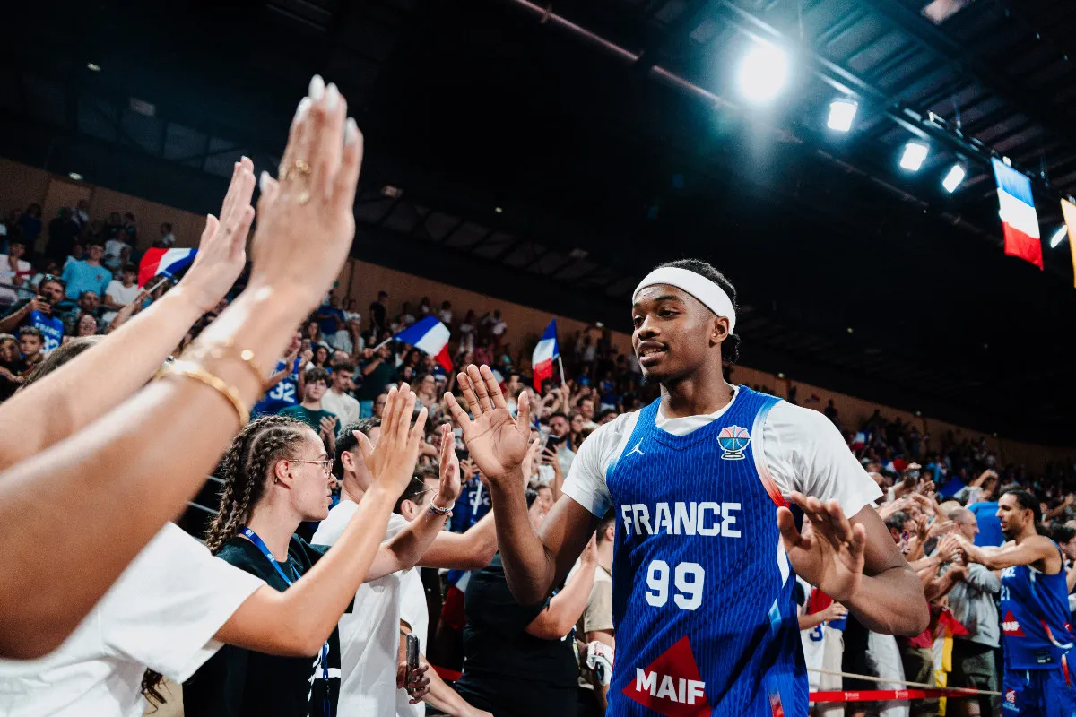 Bilal Coulibaly avec l'Equipe de France